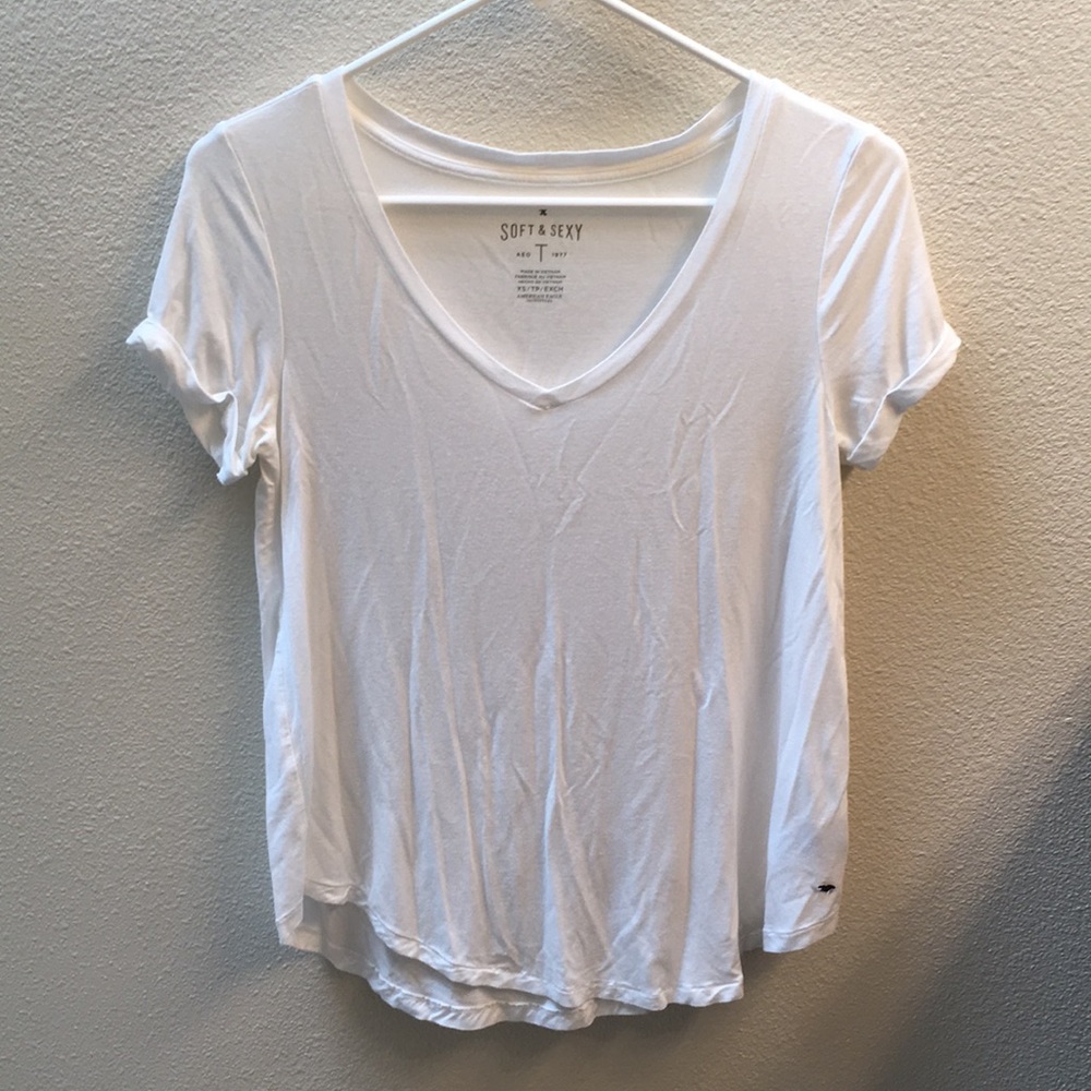 American Eagle Soft and Sexy Tee-White